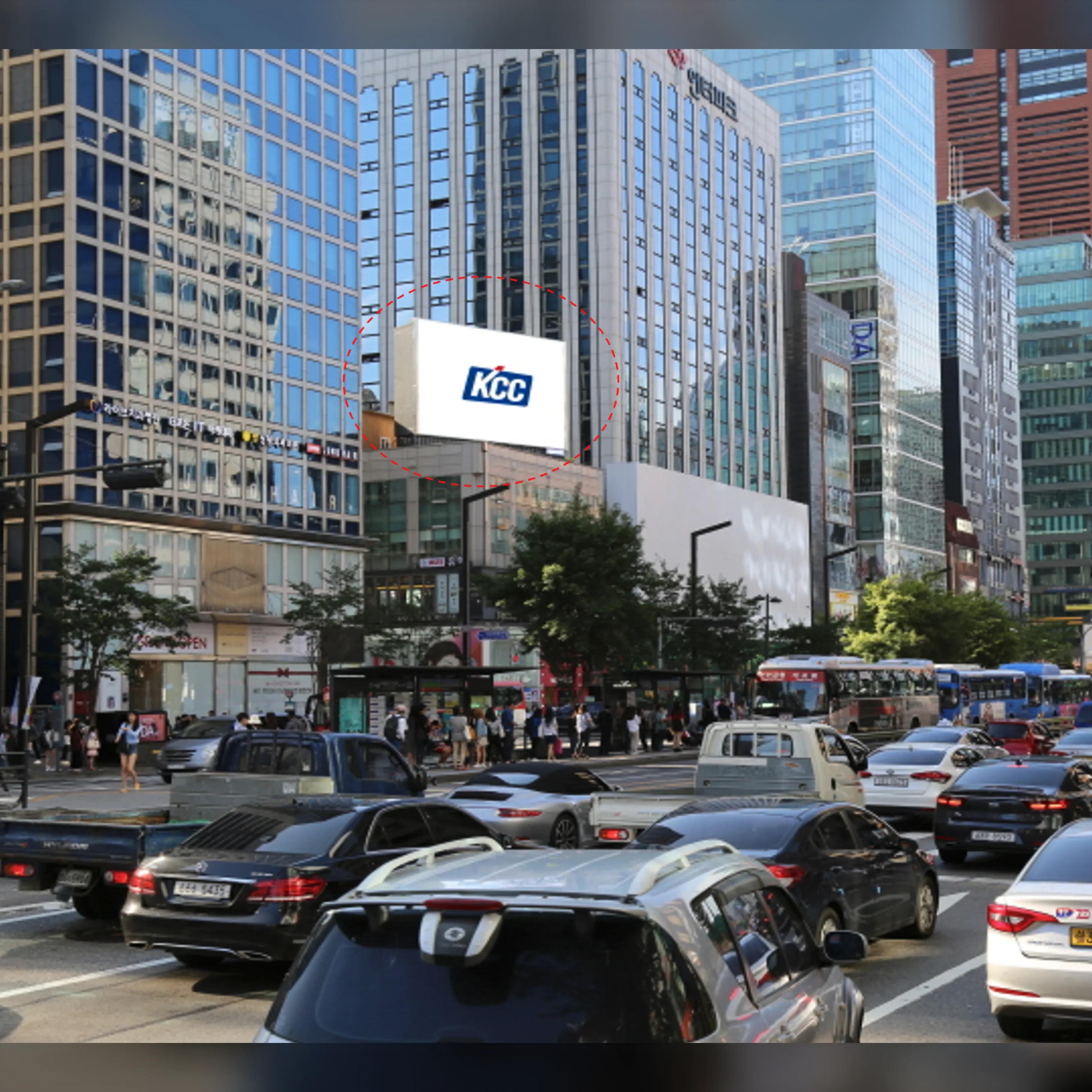 강남대로 우신빌딩 전광판