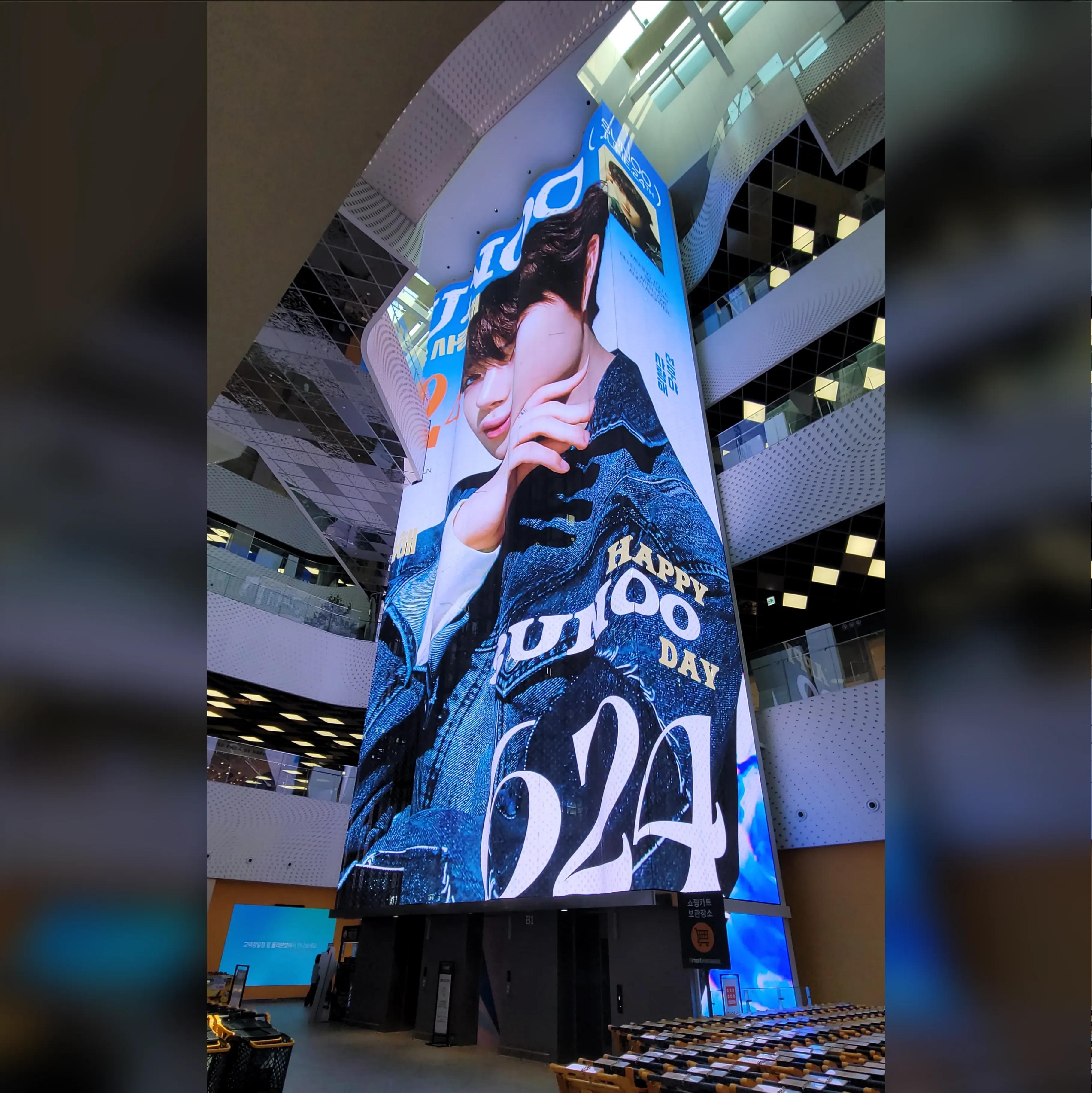 고덕역 강동 더리버몰 미디어타워 전광판