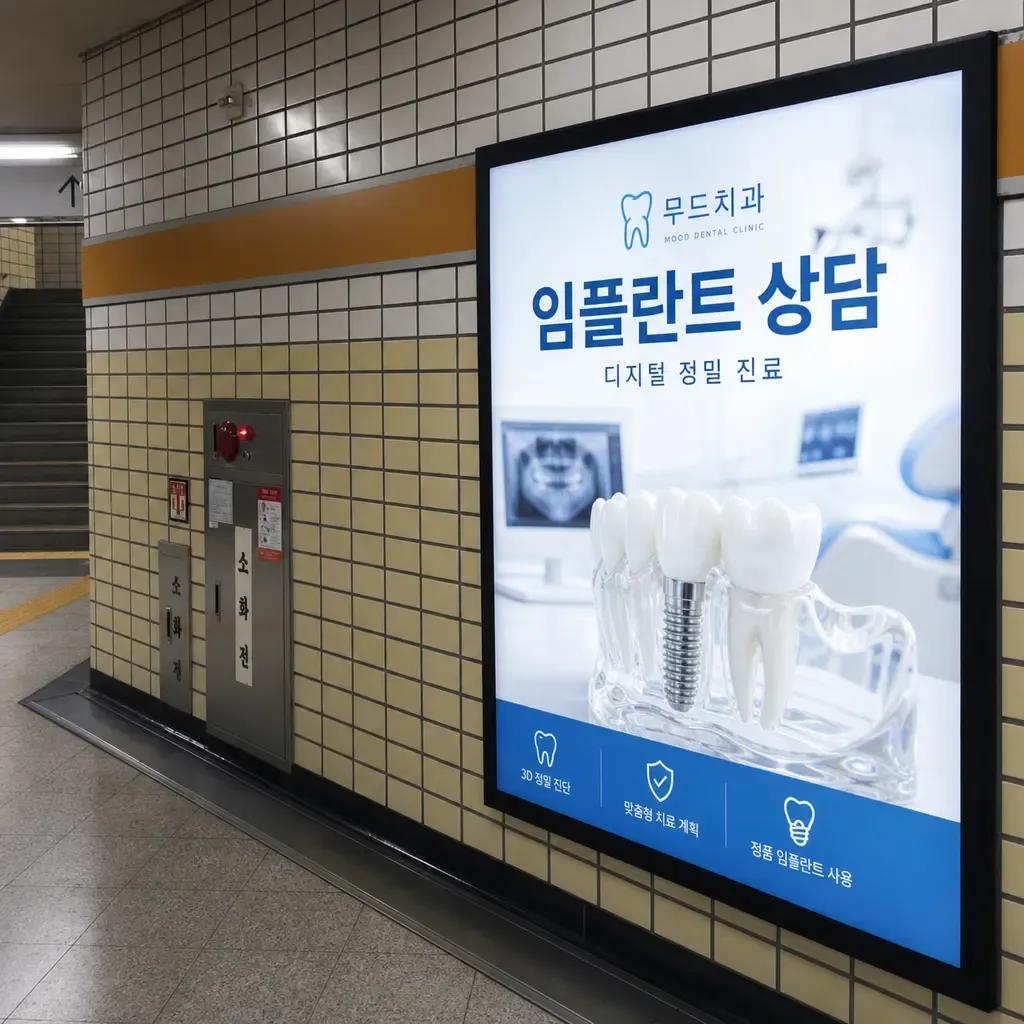 아차산(어린이대공원후문)역 라이트박스A
