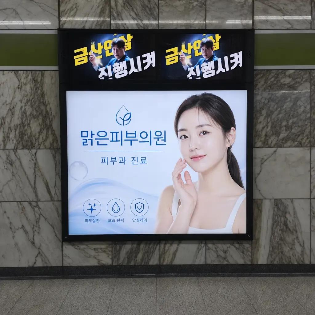 천호(풍납토성)역 라이트박스B