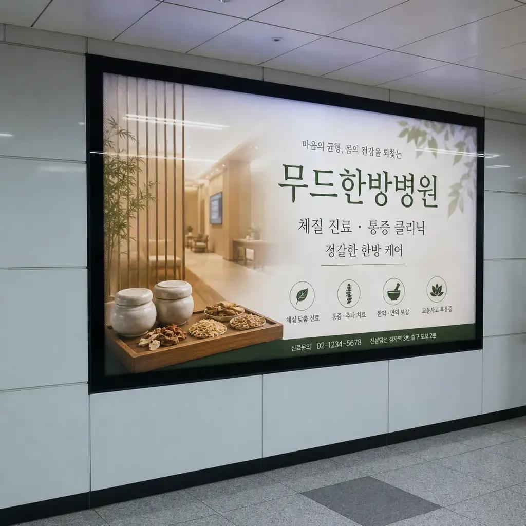 청계산입구역 신분당선 와이드칼라